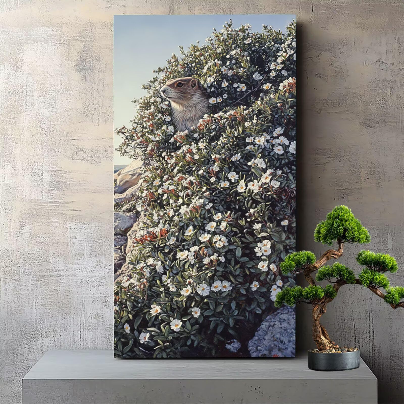 Fleur Peinture Numero Adulte, Animal Peinture par Numero sur toile à l'acrylique et au pinceau 80x160cm,Activité Manuelle Enfant,Loisirs Créatifs Adultes Cheerful painting,Decoration Murale Cadeau 223