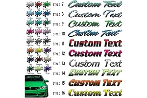 Custom Front Windshield Decal for Cars and Trucks