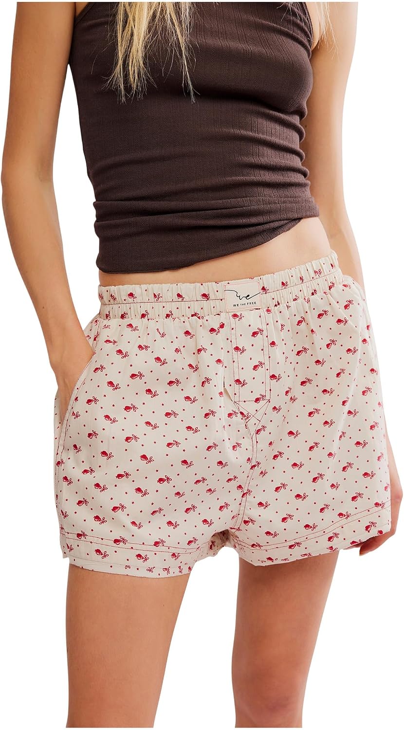 Free People Women's Day to Day Floral Boxer