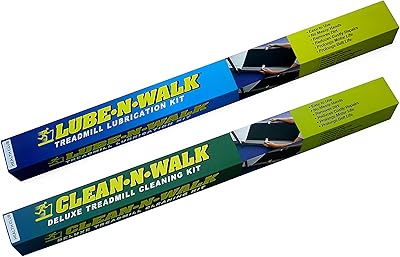 Lube-N-Walk & Clean-N-Walk (Health Club Combo Kit) Original Treadmill and Cleaning and Lubrication Kit - Official Partner for Major Treadmill Manufacturers