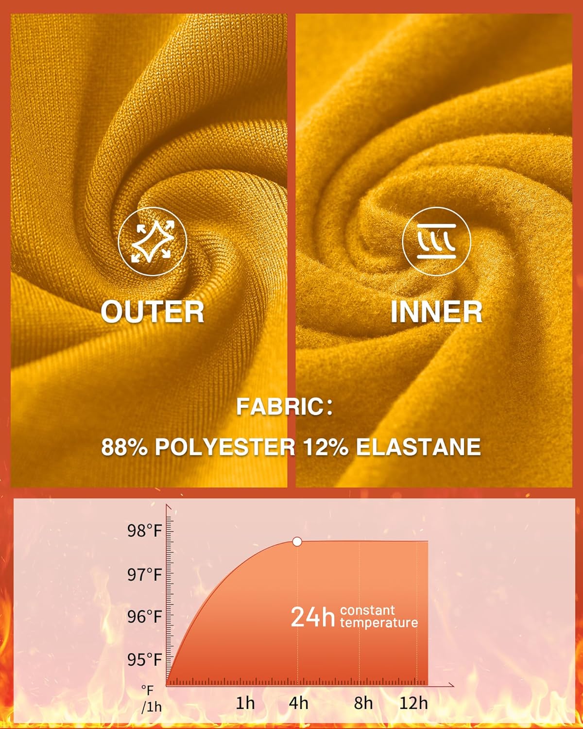 Runhit Youth Boys Compression Thermal Shirt Long Sleeve Quick Dry Fleece Undershirt Kids Baseball Football Base Layer - Image 4