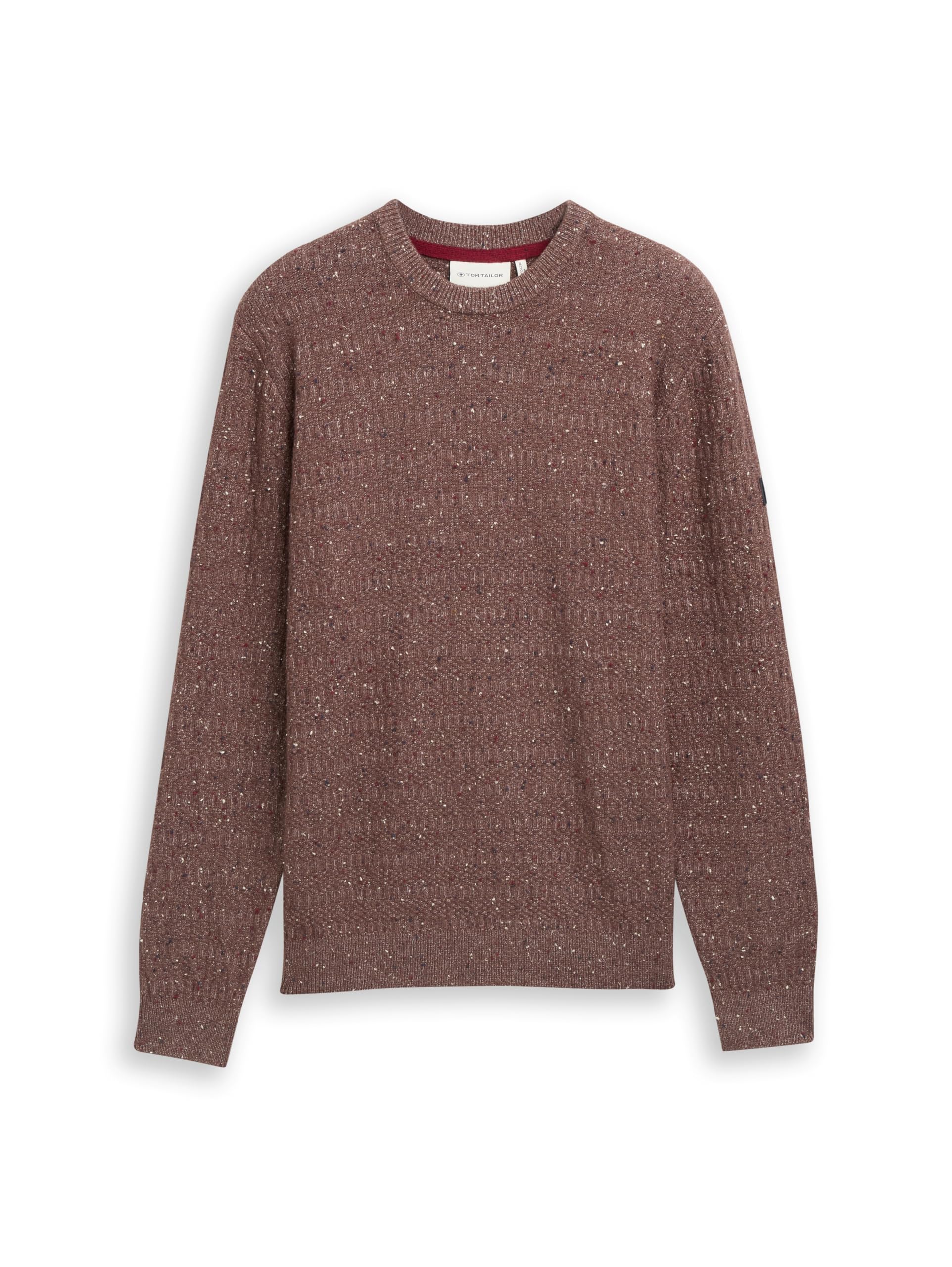 TOM TAILOR Herren 1048774 Strickpullover mit Rundhalsausschnitt