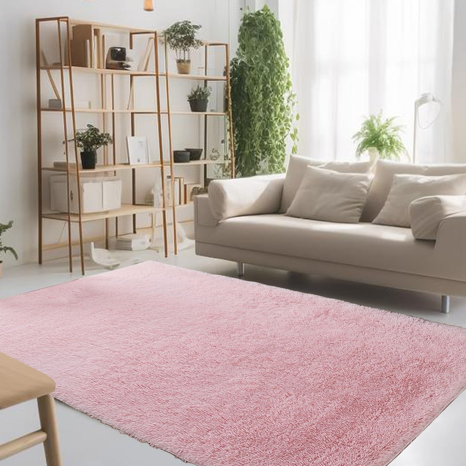 Amazon | カーペット ラグ 130 x 230 cm 洗える滑り止め付 絨毯 防ダニ