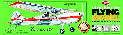 Guillow's Cessna 170 - Kit de corte láser para 8 a 11 años