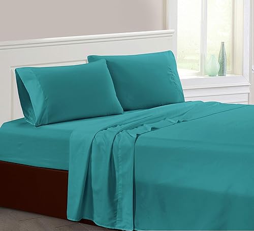 Miniatura 8 de Versatile Bedding Juego de 3 piezas ultra suave y de fácil cuidado, 100% algodón de 800 hilos, bolsillo profundo de 18 pulgadas, tejido satén suave