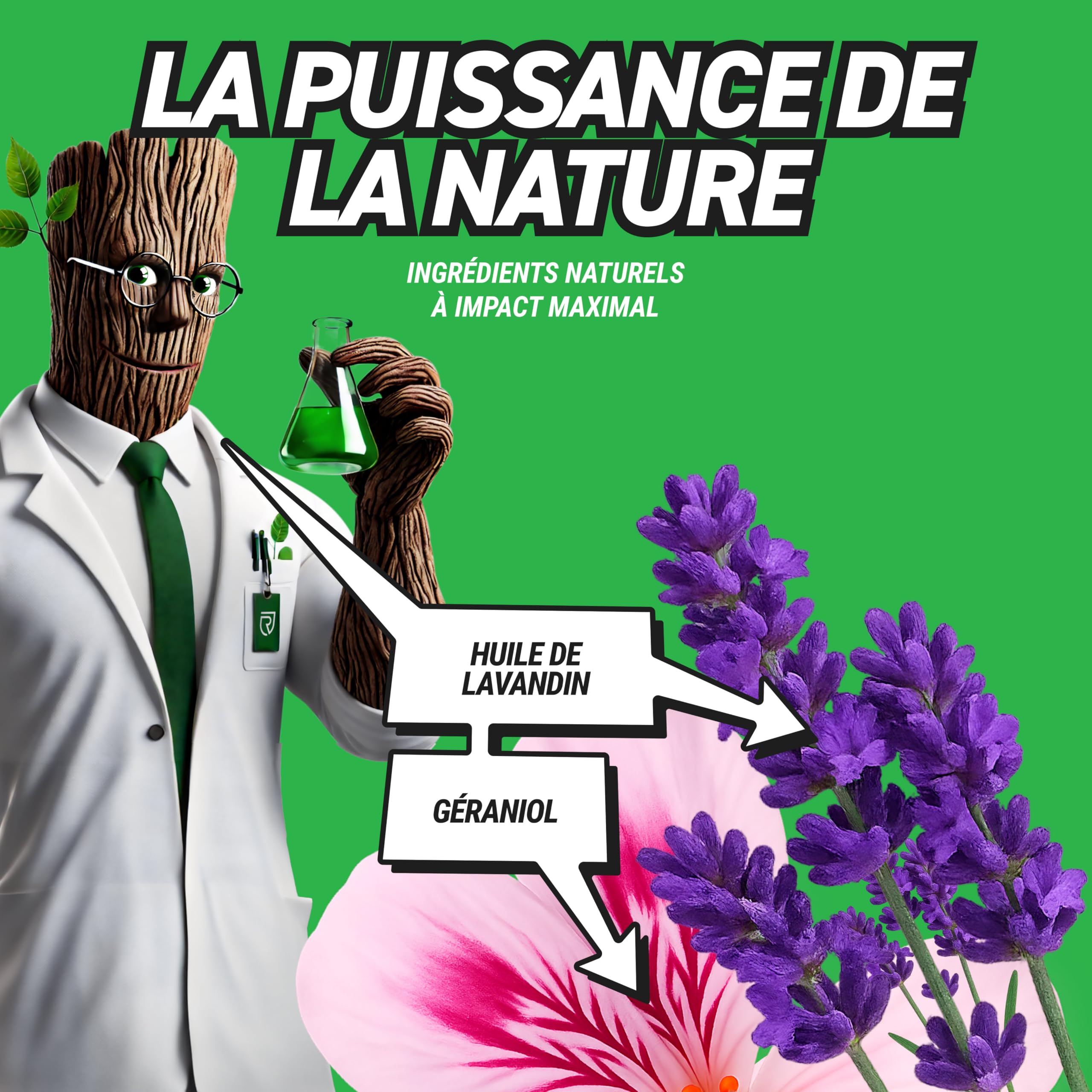 RepellShield® Lavande Spray Anti Mites Textiles -250ml- Non Tachant - Aux Huiles Essentielles Naturelles - Barrière Répulsive Anti Mites Vetements pour Penderie, Armoires, Literie, Rideaux, Tapis