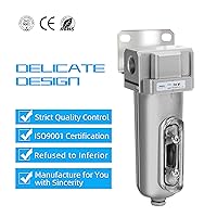 Vista 6 de NANPU Industrial Grade Heavy Duty Compressed Air Desiccant Dryer, in Line Filter, Moisture Trap, Water Separator, Suitable for Paint Spray & Plasma