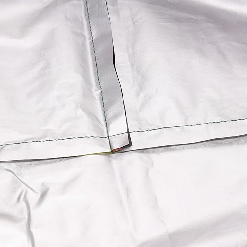 Miniatura 7 de uxcell XL 190T lluvia polvo motocicleta cubierta camuflaje al aire libre impermeable 96 pulgadas para Honda