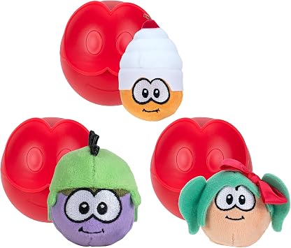 Roblox Collection Meep City Microplush Mystery 3 Pack 3 Exclusive Virtual Items, S, ROB0541, Meep City