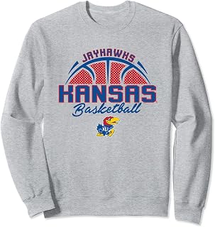 Kansas Jayhawks Basketball Swish Logo Officially Licensed Sweatshirt