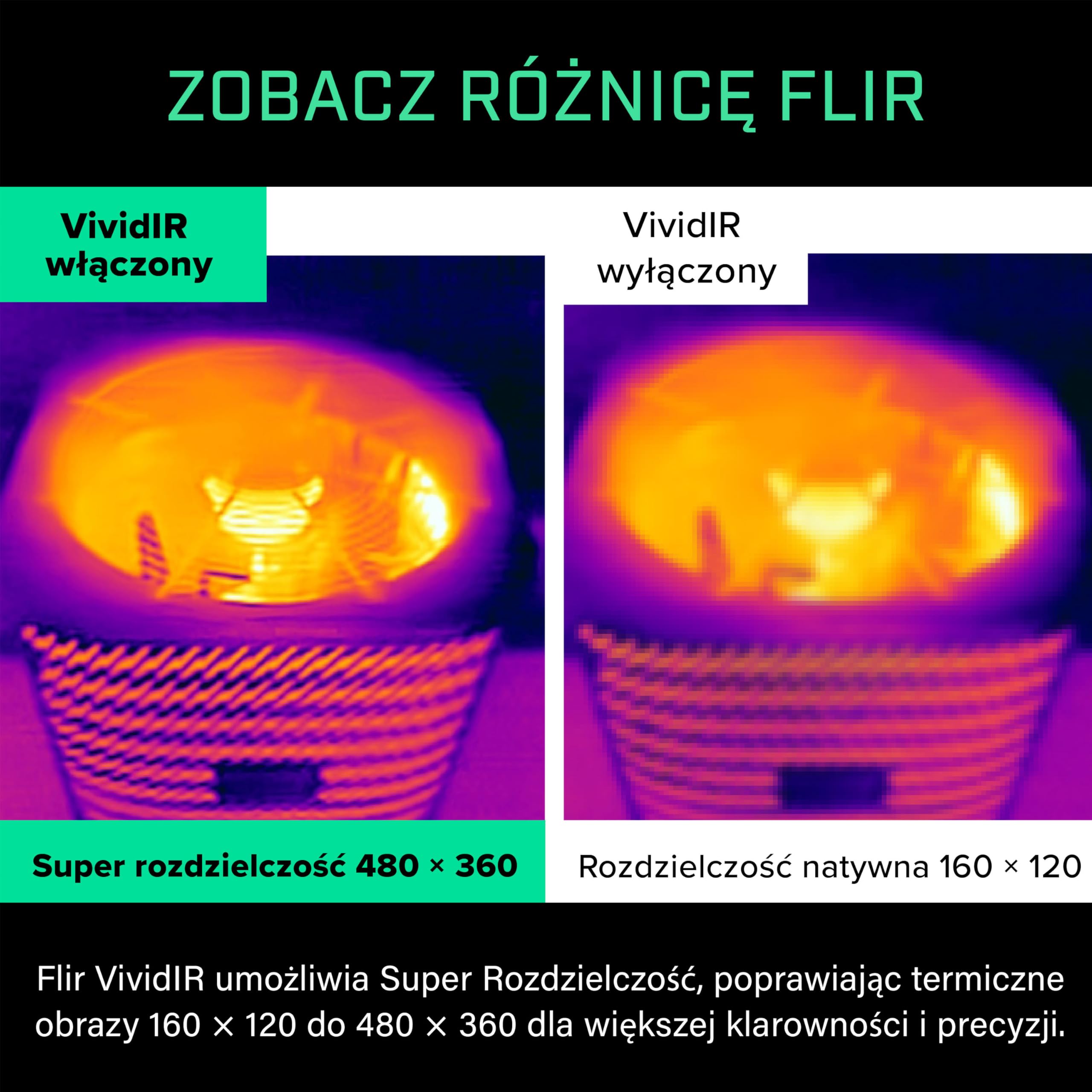 Flir One Pro Kamera Termowizyjna do Android USB-C, 480x360 | USB-C, natywna IR 160x120, MSX, VividIR, wytrzymała budowa, etui, kabel USB