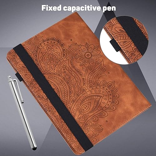 Miniatura 12 de ALILANG Funda para Xiaomi Redmi Pad de 10.61 pulgadas 2022 con lápiz capacitivo, múltiples ángulos de visión con soporte de piel sintética
