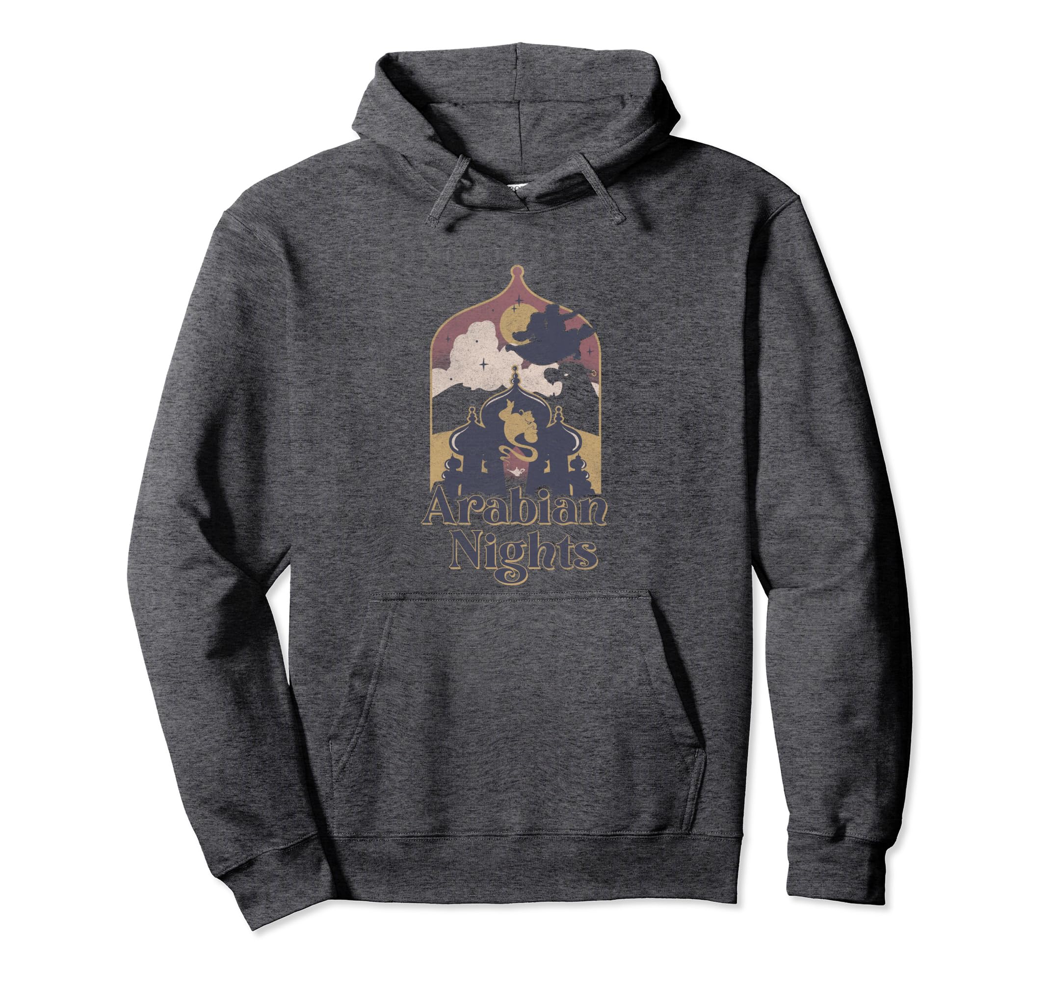 Sweat à capuche Aladdin Disney imprimé sweat noir pull Agrabah - 2