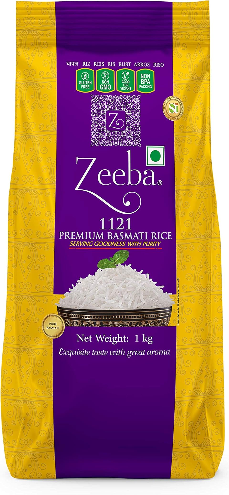 Amazon.in Zeeba Pure Basmati Rice Premium