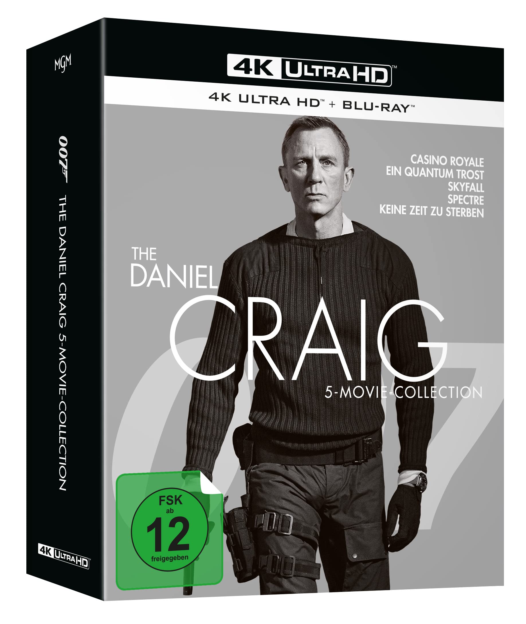 James Bond Daniel Craig 5-Movie-Collection 4K Ultra HD Blu-ray