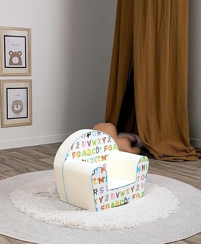 Miniatura 8 de Delsit Silla para niños pequeños y sillón para niños, hecho en Europa, de alta calidad, perfectas para niños pequeños, decoración ligera de sala de