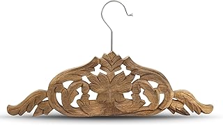 Handmade Vintage Wooden Wedding Suit Jacket Tuxedo Shirt Coat Clothes Hanger for Groom & Bridal Wedding Dress Non Slip Smooth Finish Swivel Hook Bridal Shower Party Favor Gift Ideas