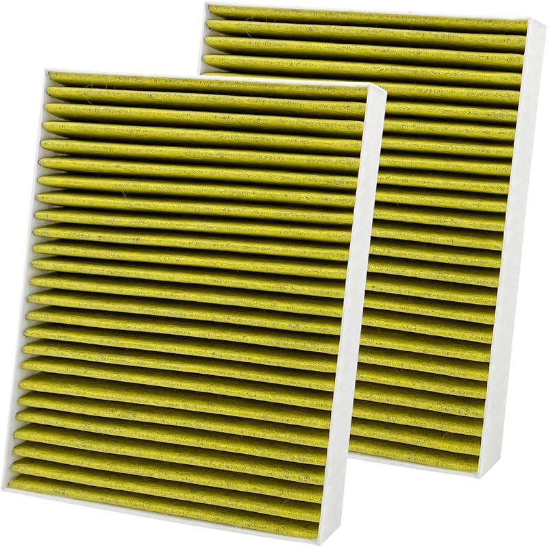 Filtro de ar-condicionado de cabine Capume JM880 para Subaru – pacote com 2 unidades