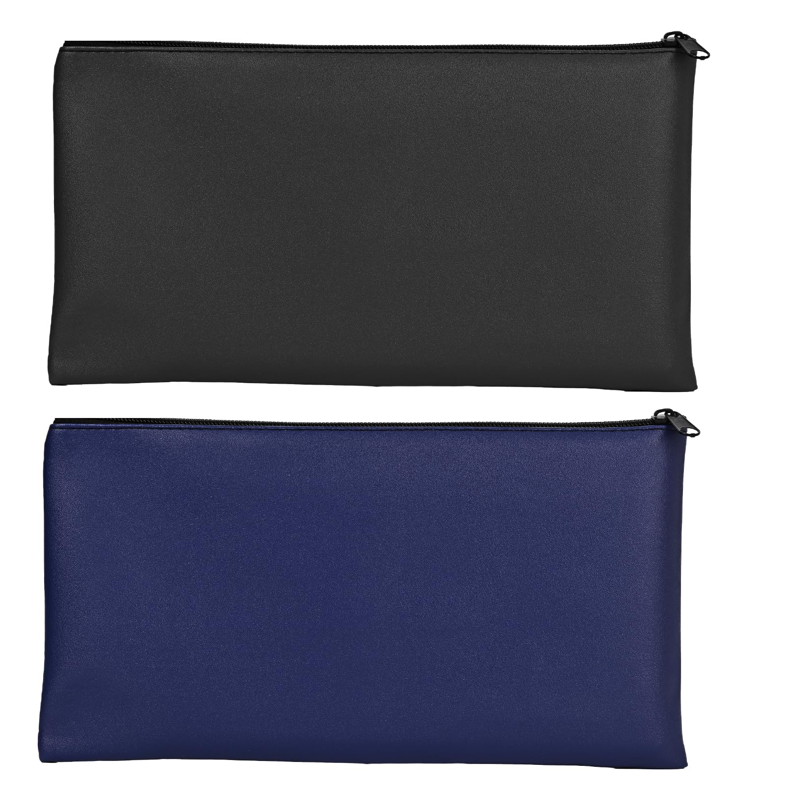 Soporte para dinero en efectivo en el trabajo, set de 2 bolsas con cremallera de 11 x 6.1 pulgadas