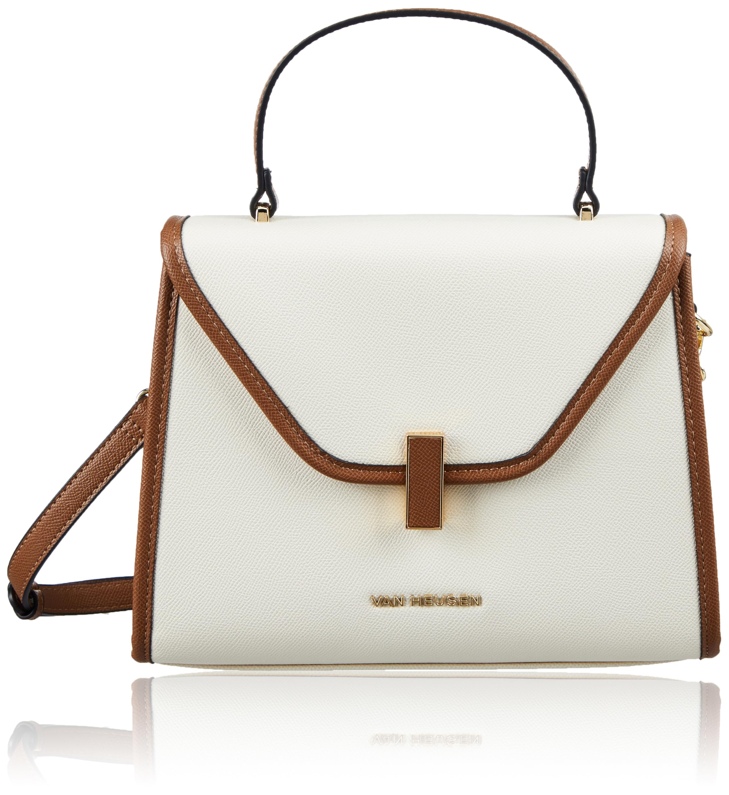 van heusen Women's Handbag |Structured Dual Tone| Handbags for Women | Bag for both Work and Weekend | Ladies purse | Stylish Hand Bag |Latest Design | Gift For Women |-picture-15