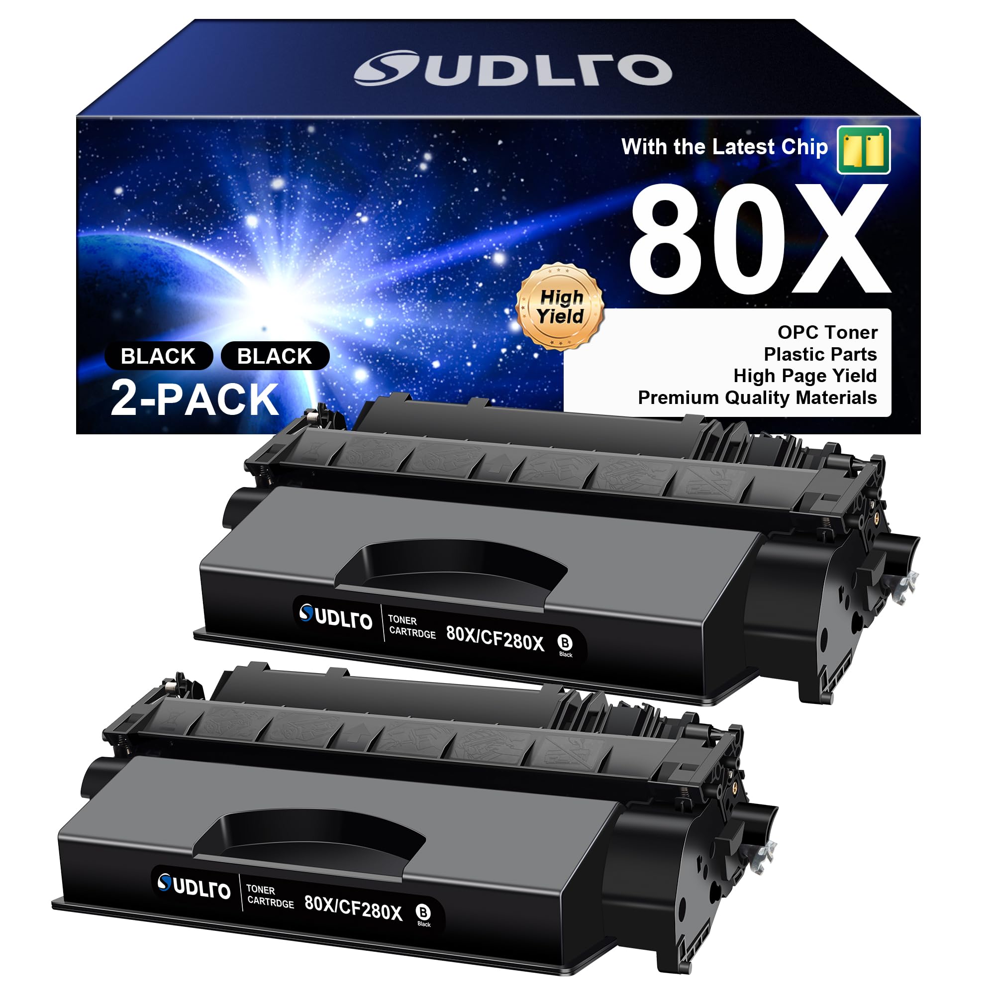 Toner Cartridge 10PK CF280X Toner For HP 80X Laserjet Pro 400 M401a ...