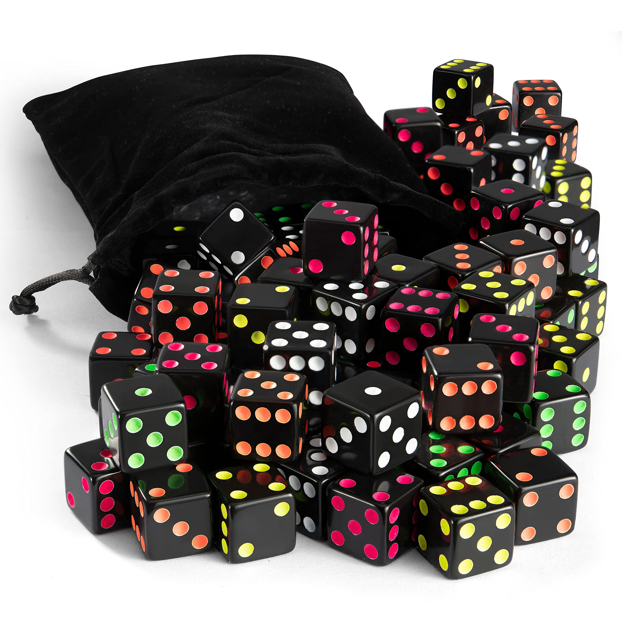Amazon.com: Neon Blackout Dice - 50 Dice Set - 5 Colors - Included