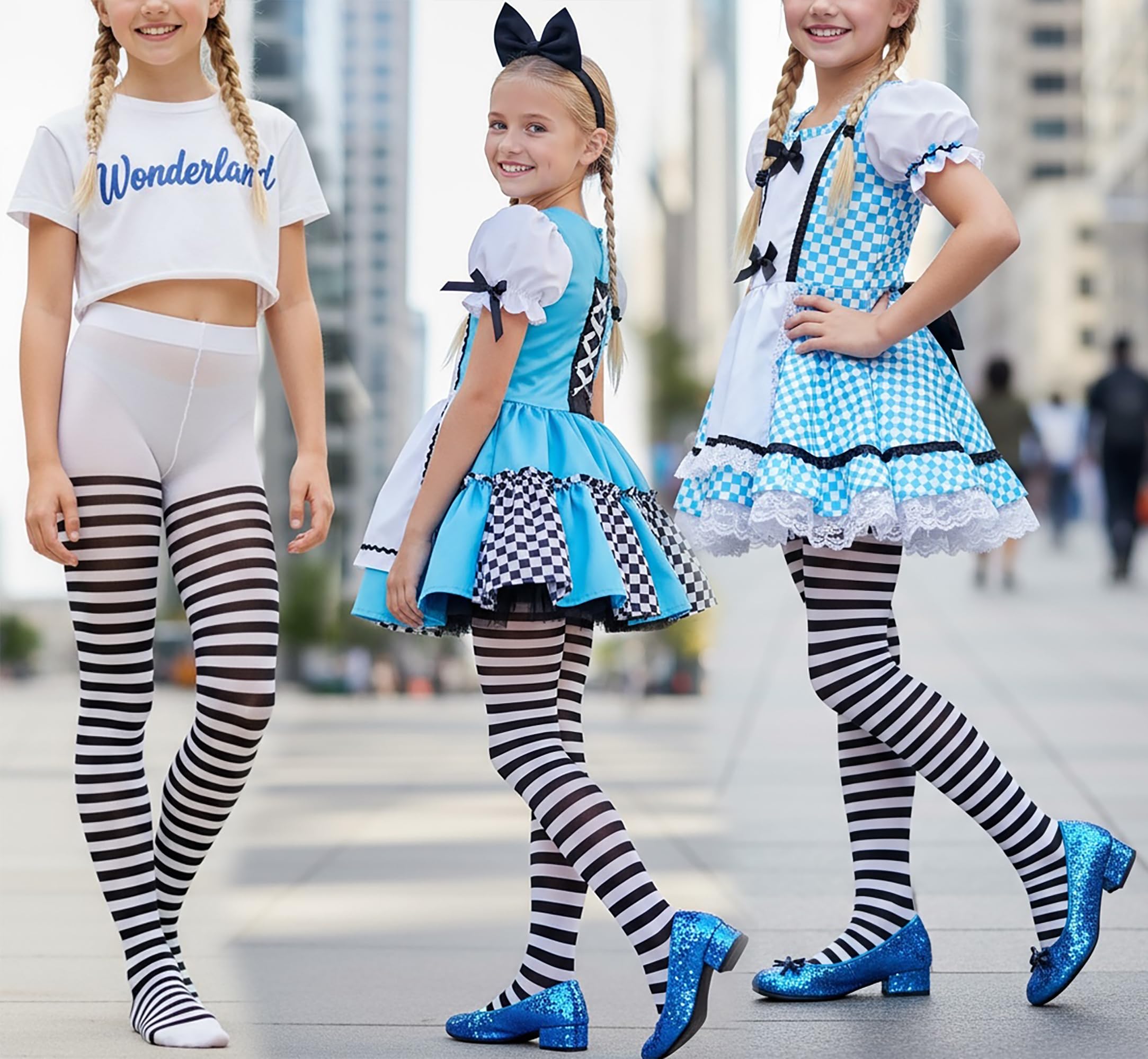 ToBeInStyle Girl's Girls Striped Tights