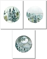 Vista 1 de Forest Landscape Art Prints - Nature Wall Decor - 8x10 - Set of 3 - Unframed
