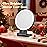 1X/30X Magnifying Mirror with Light, Double Sided Makeup Mirror with Adjustable 3 Color Light, 2000mAh Rechargeable Lighted Magnifying Mirrors with Tweezer, Foldable Travel Mirror with Rotation