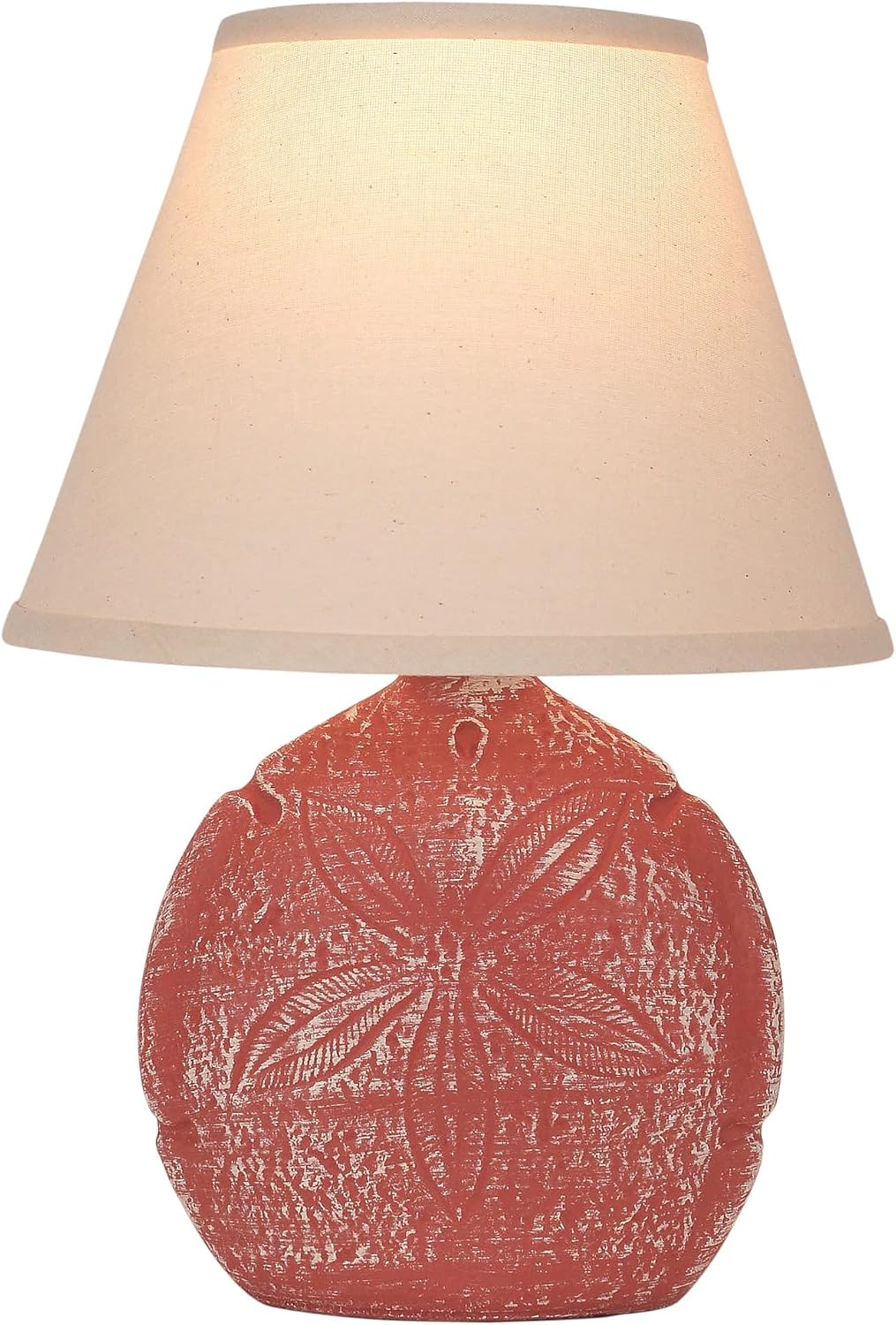 Furniture Barn USA Weathered Coral Sand Dollar Table Lamp