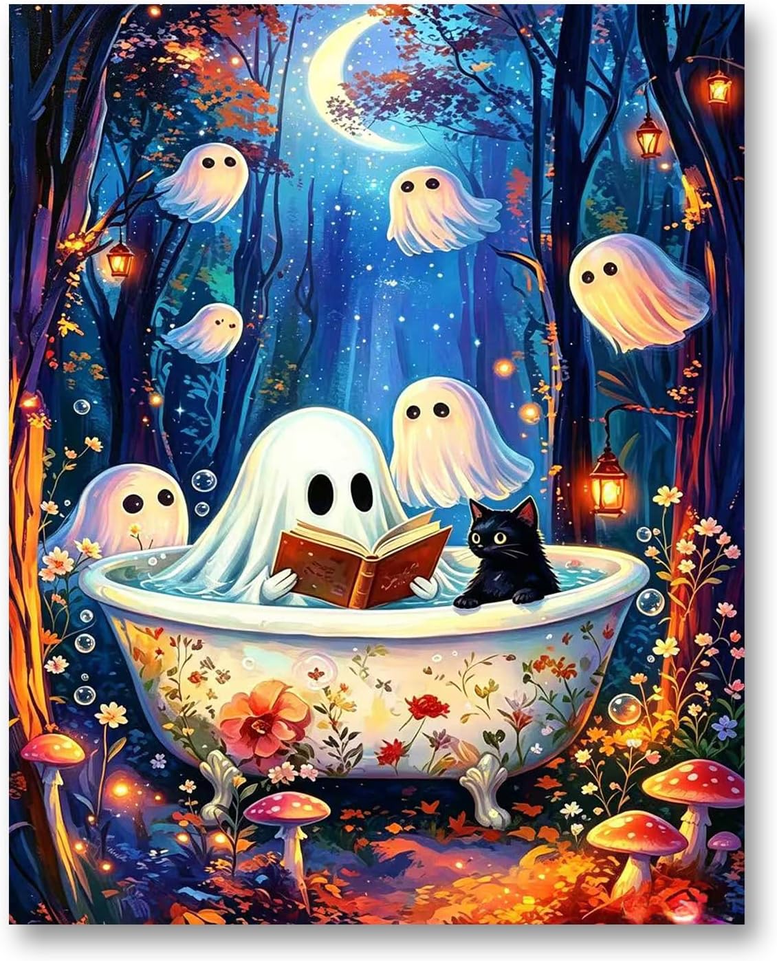 SUHEFAFA Halloween Paint by Numbers Kit for Adults Beginner 16x20 Inch
