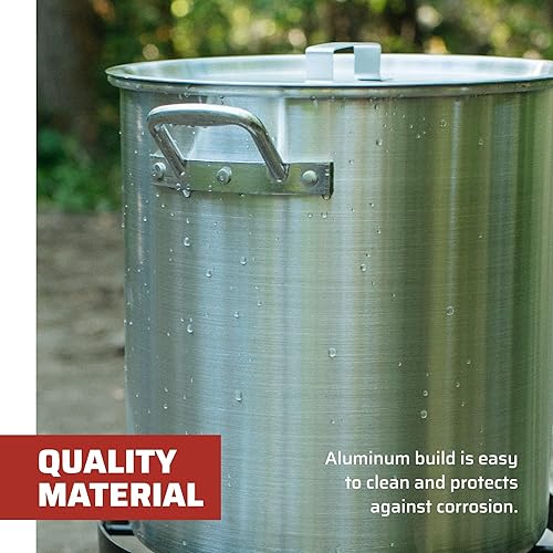 Miniatura 4 de Camp Chef Olla y cesta de aluminio  Incluye tapa, cesta y gancho de extracción  Perfecto para hervir, cocinar a fuego lento y cocinar al vapor  Olla