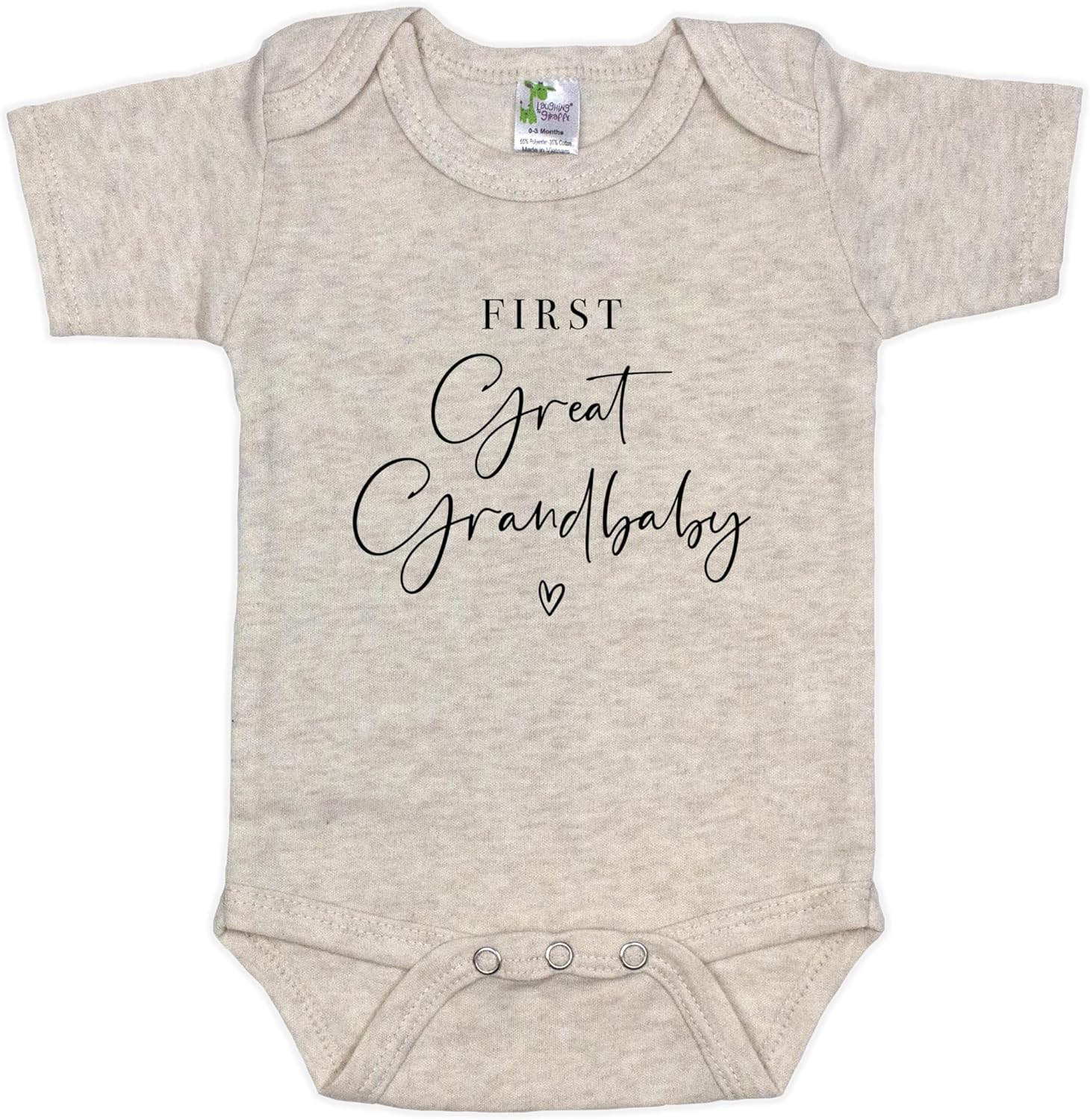 First Great Grandbaby Pregnancy Announcement Infant Bodysuit For Grandparents