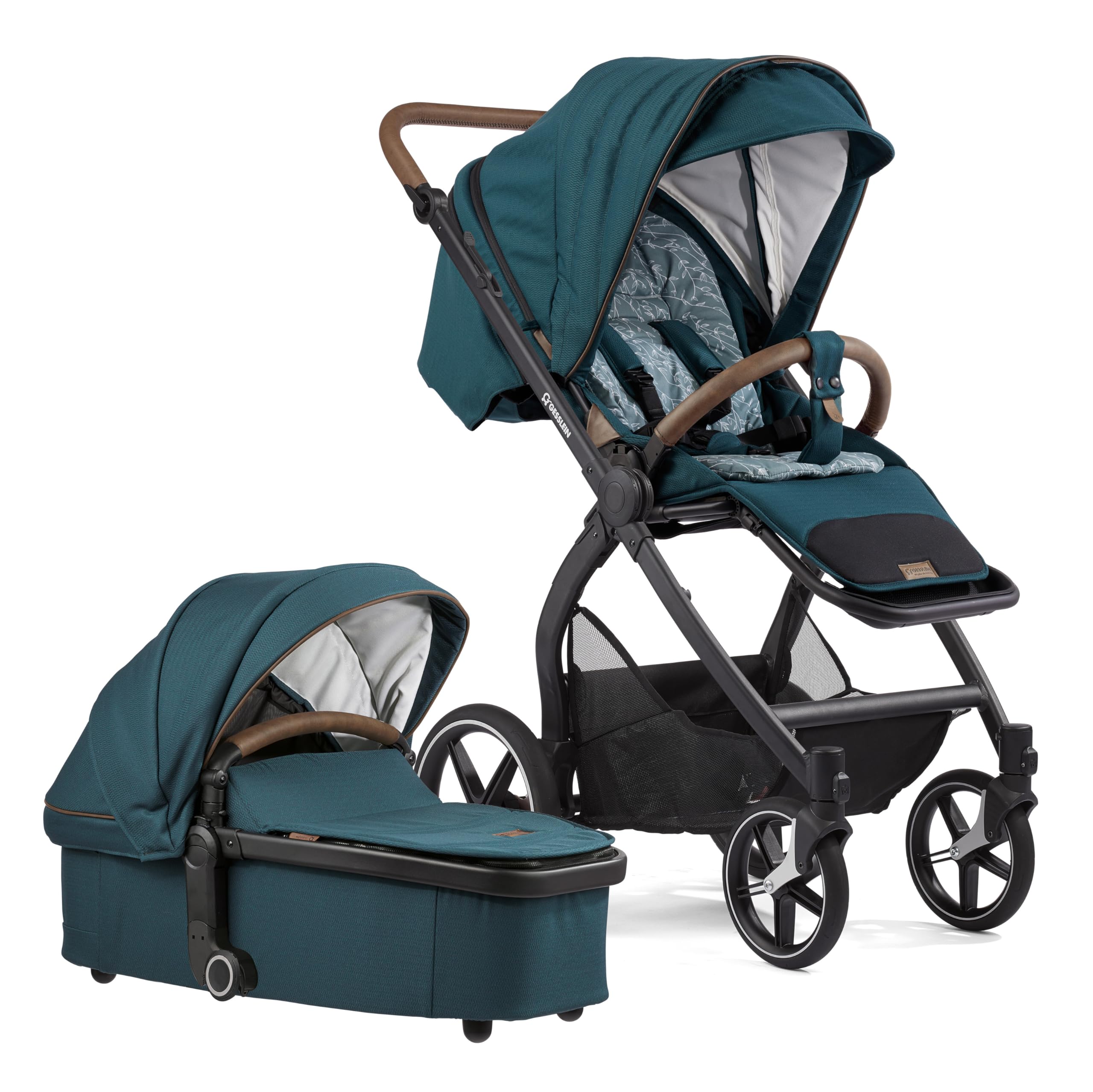 Gesslein FX4 Swing 2in1 Kinderwagen-Set inkl. Babywanne Panorama Relax 650650
