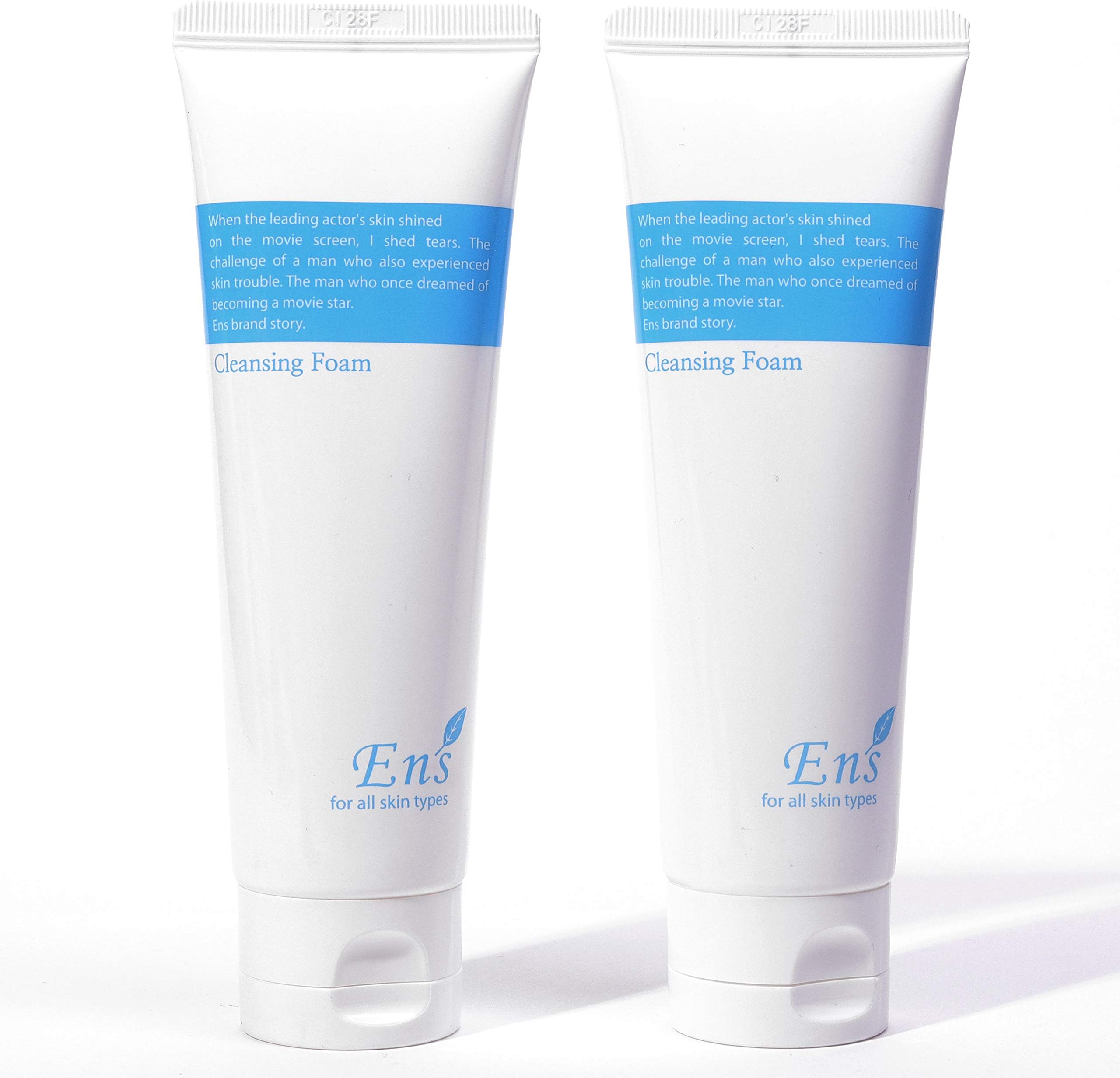 ENS Cleansing Foam 120ml x 2 by JIN JUNG SUNG | Gentle face wash without stripping moisture | Makeup remover, cleansing foam | Korean skincare, K beauty