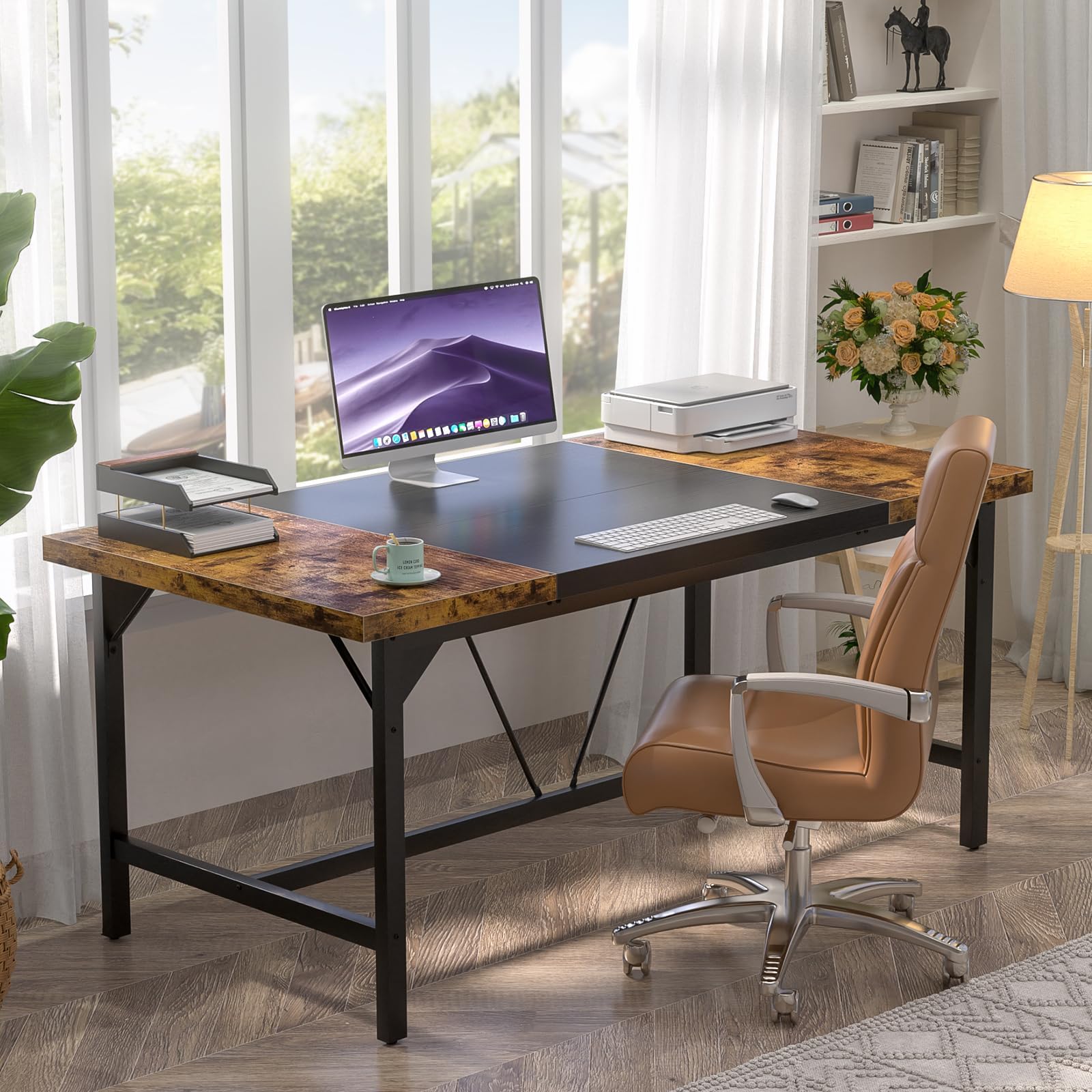 Amazon.com: Unikito Large Computer Desk, 63 x 31.5 Inch Long