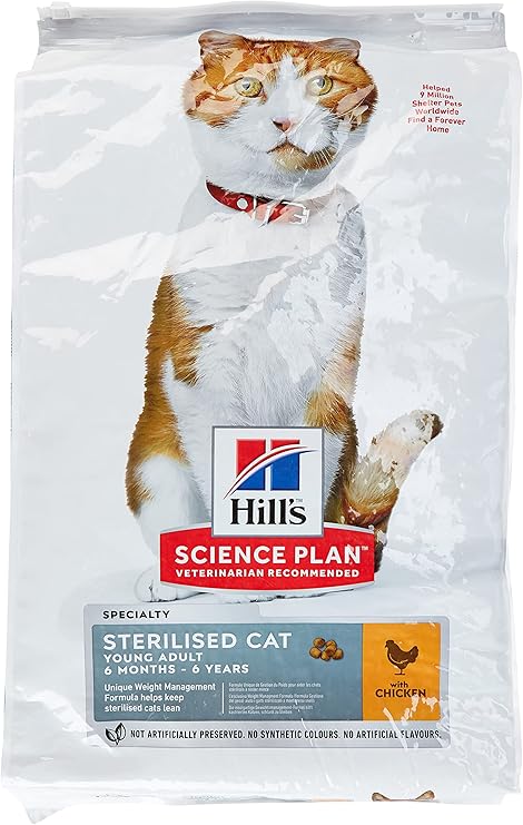 Hills Adult Sterilised Cat Tavuklu Kısırlaştırılmış Yetişkin Kedi ...
