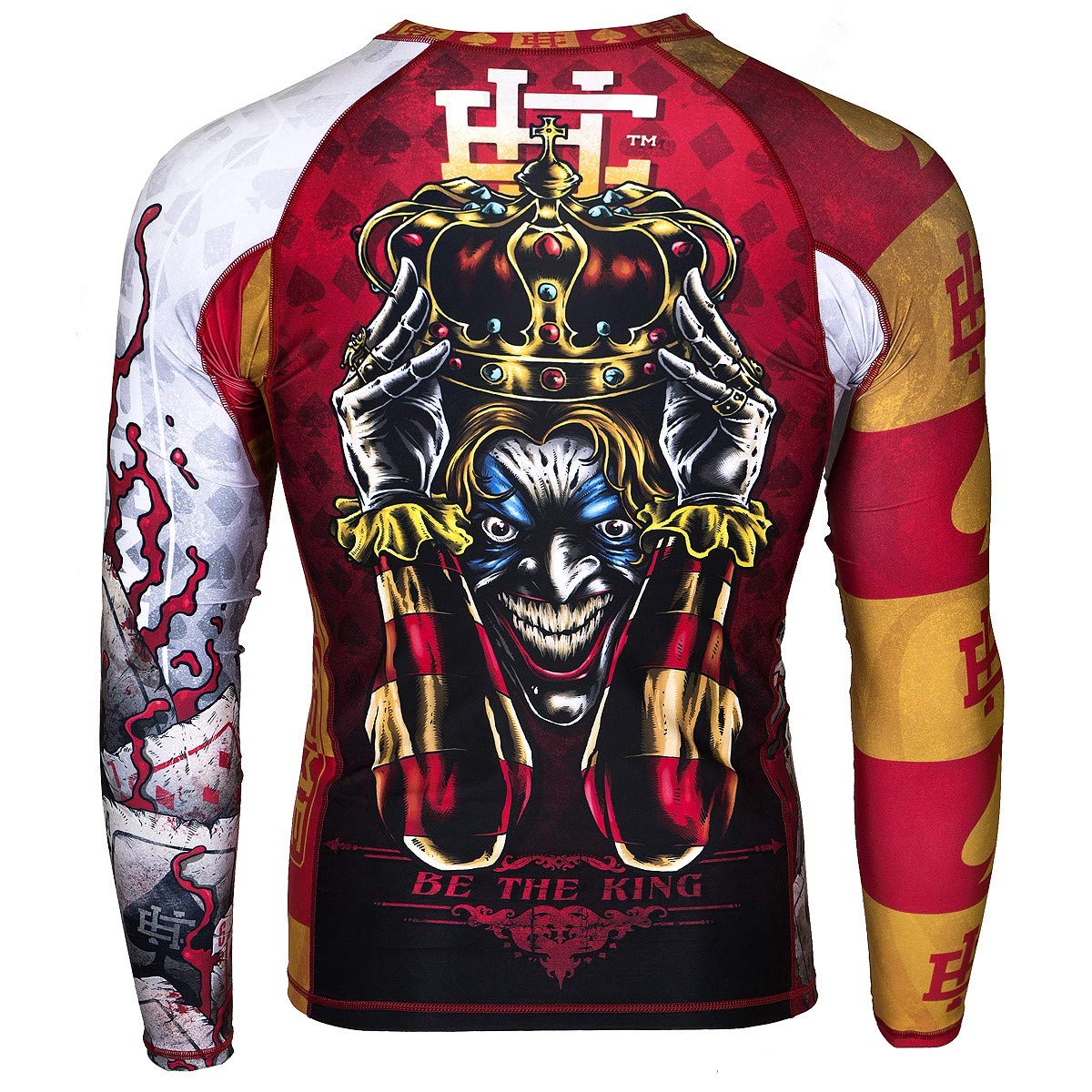 Langarm-Rashguard, Langen Ärmeln, Sport Tshirts Herren, Kampfsport, Funktionsshirt, Fitnessshirt Männer, Kompressionsshirt Rash Guard