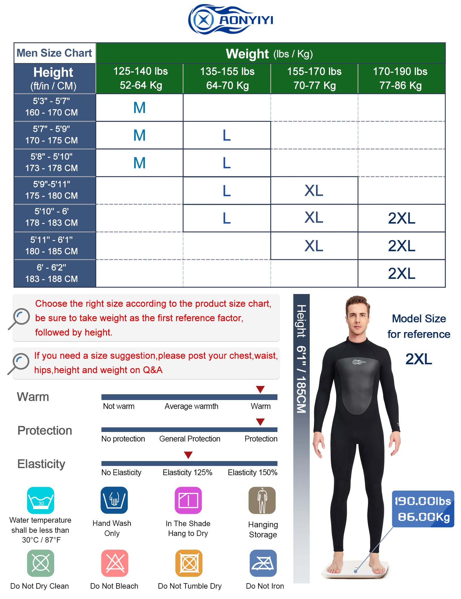 ZCCO Traje de Neopreno Ultra elástico de 3 mm con Cremallera Frontal, Traje de Buceo Completo, una Pieza para Hombres y Mujeres, esnórquel, Buceo, natación, Surf (Hombre X-Small ZCCO Traje de Neopreno Ultra elástico de 3 mm con Cremallera Frontal, Traje de Buceo Completo, una Pieza para Hombres y Mujeres, esnórquel, Buceo, natación, Surf (Hombre X-Small