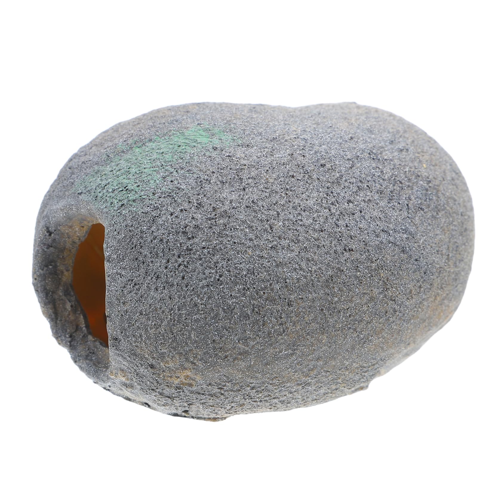 ifundom Reptile Cave Hideaway for Fish Tanks Aquarium Decoration Rock Cave for Shrimp and Territorial Fish Hiding Spot for Breeding and Spawning Dark Color