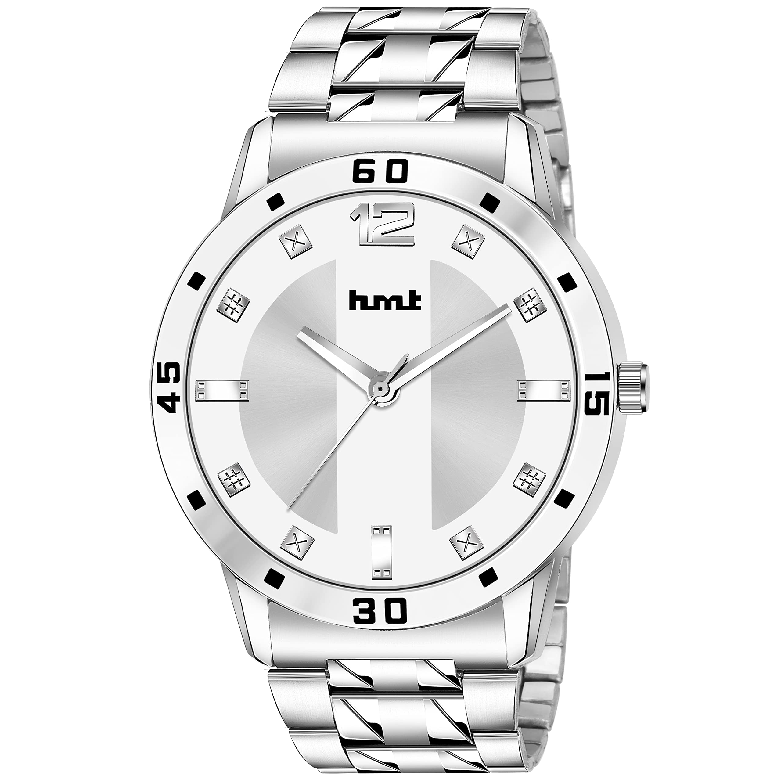 DENZER HILLS Mens Big Face Stainless Steel Analog Quartz Watches Fashion Business Chronograph Wrist Watches for Men (B0BSXJJY2Y) Amazon Price History, Amazon Price Tracker