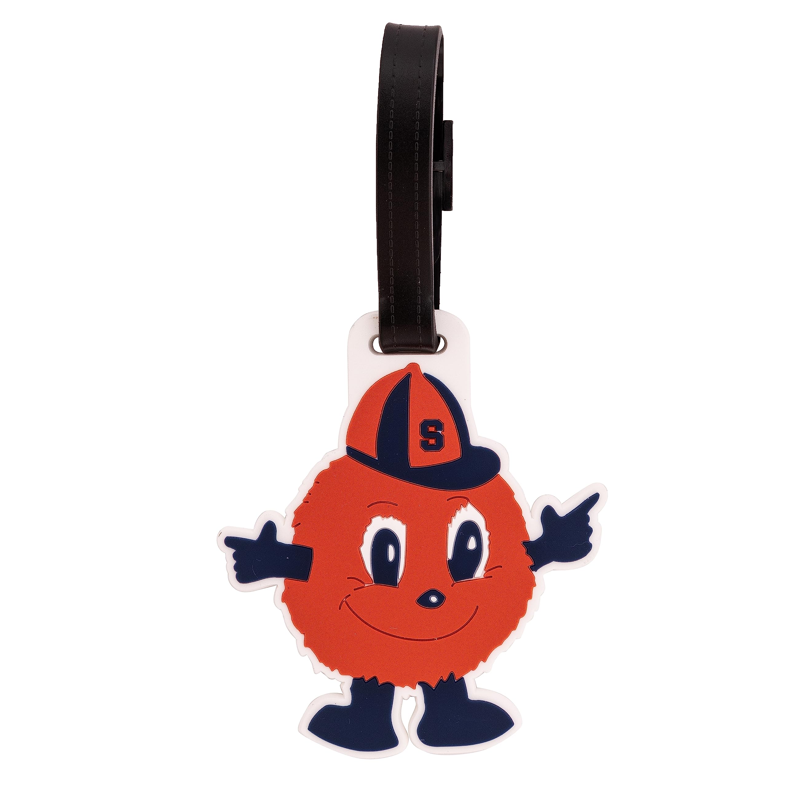 Desert Cactus Syracuse University Luggage Tag – Official SU Orange Travel ID Tag for Suitcases, Bags, and Carry-Ons (PVC Luggage Tag - Design B)