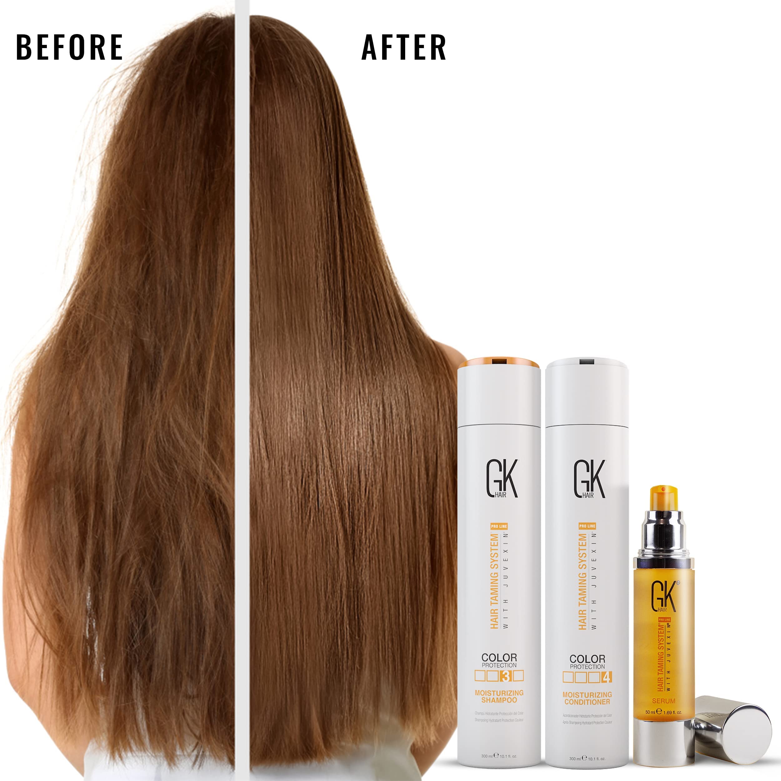 GK HAIR Global Keratin Moisturizing Shampoo and Conditioner Sets (10.1