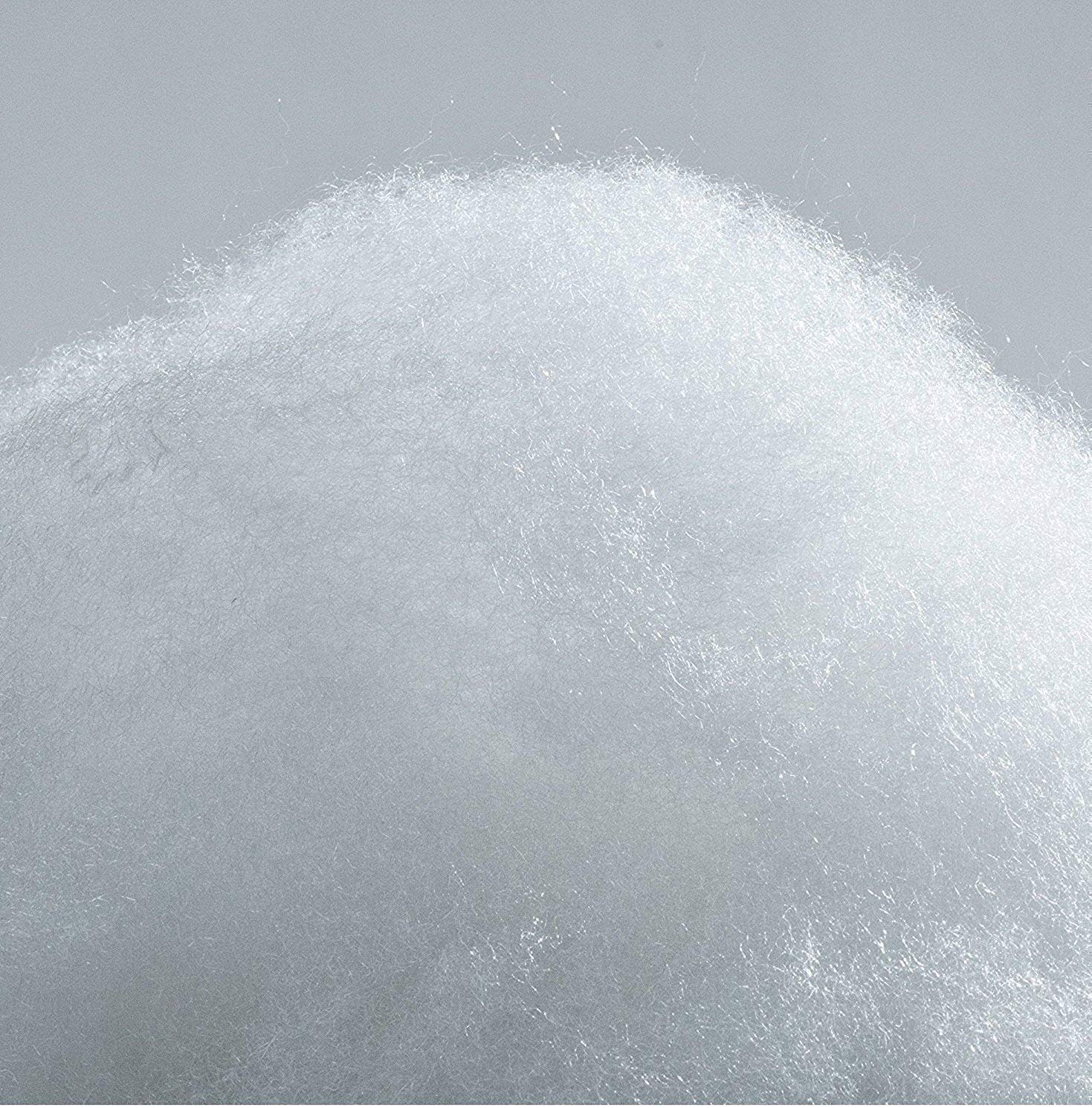 Super Soft Racron Polyester Synthetic Cotton Filling for Cushion, Pillow, Teddy Bear, Toy Stuffing (500 Gm) White