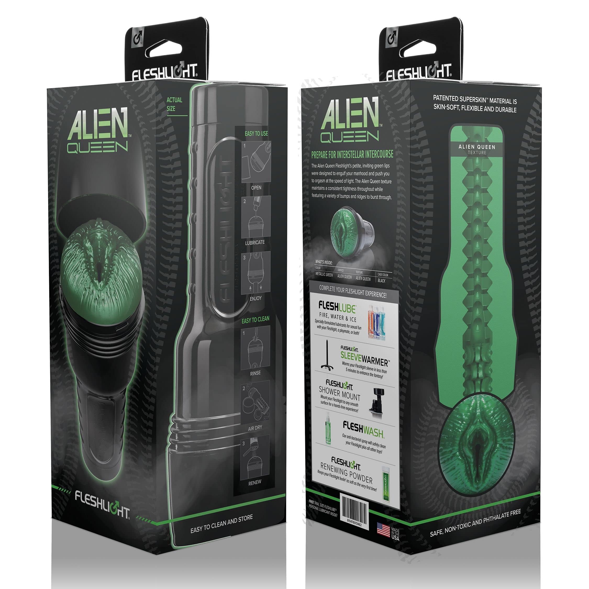 fleshlight alien male masturbator Amazon.com: Fleshlight Freaks | Alien Green Queen