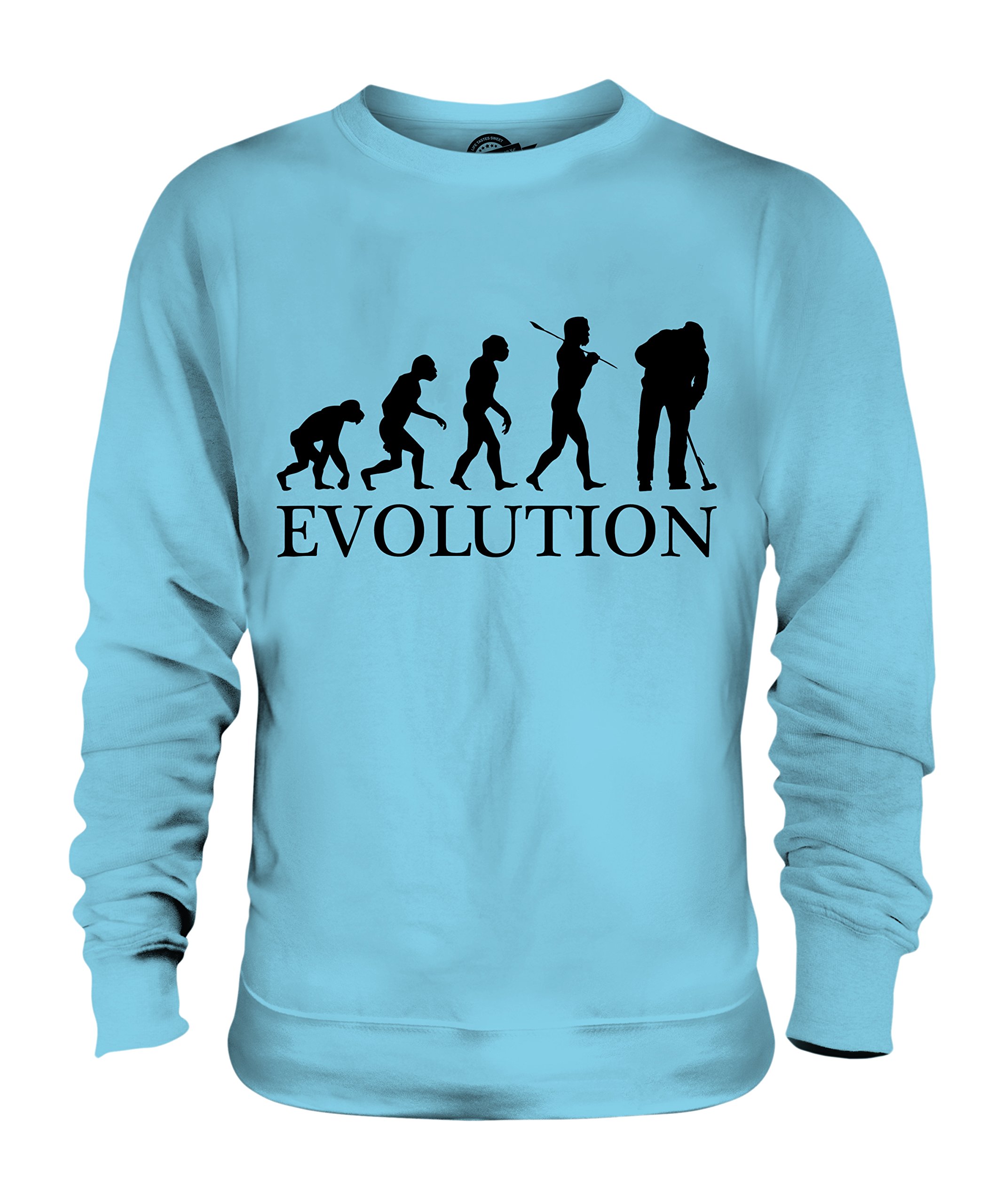 Candymix Reinigungskraft Putzfrau Evolution des Menschen Unisex Herren Damen Sweatshirt