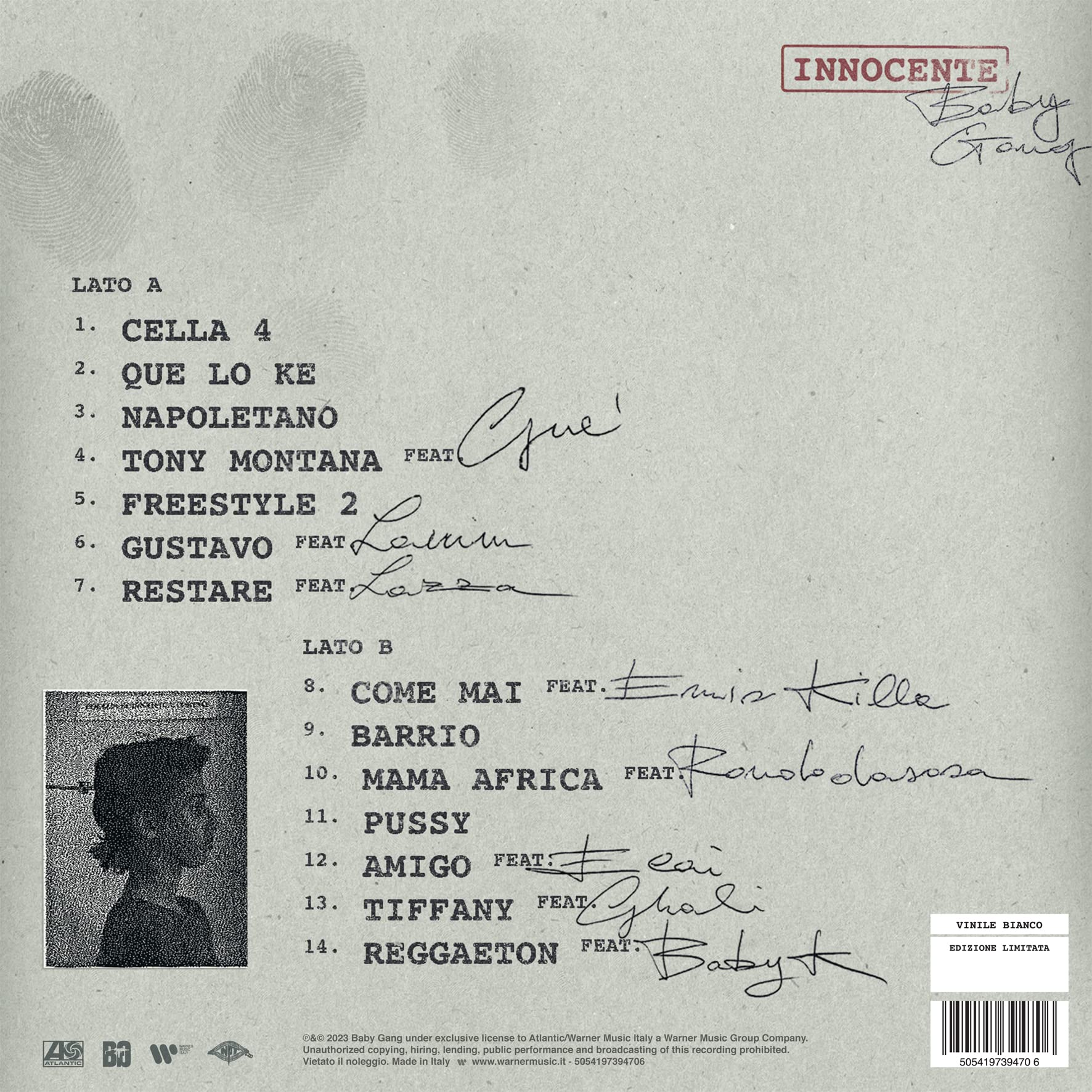 Innocente (Vinile Bianco Edizione Limitata)
