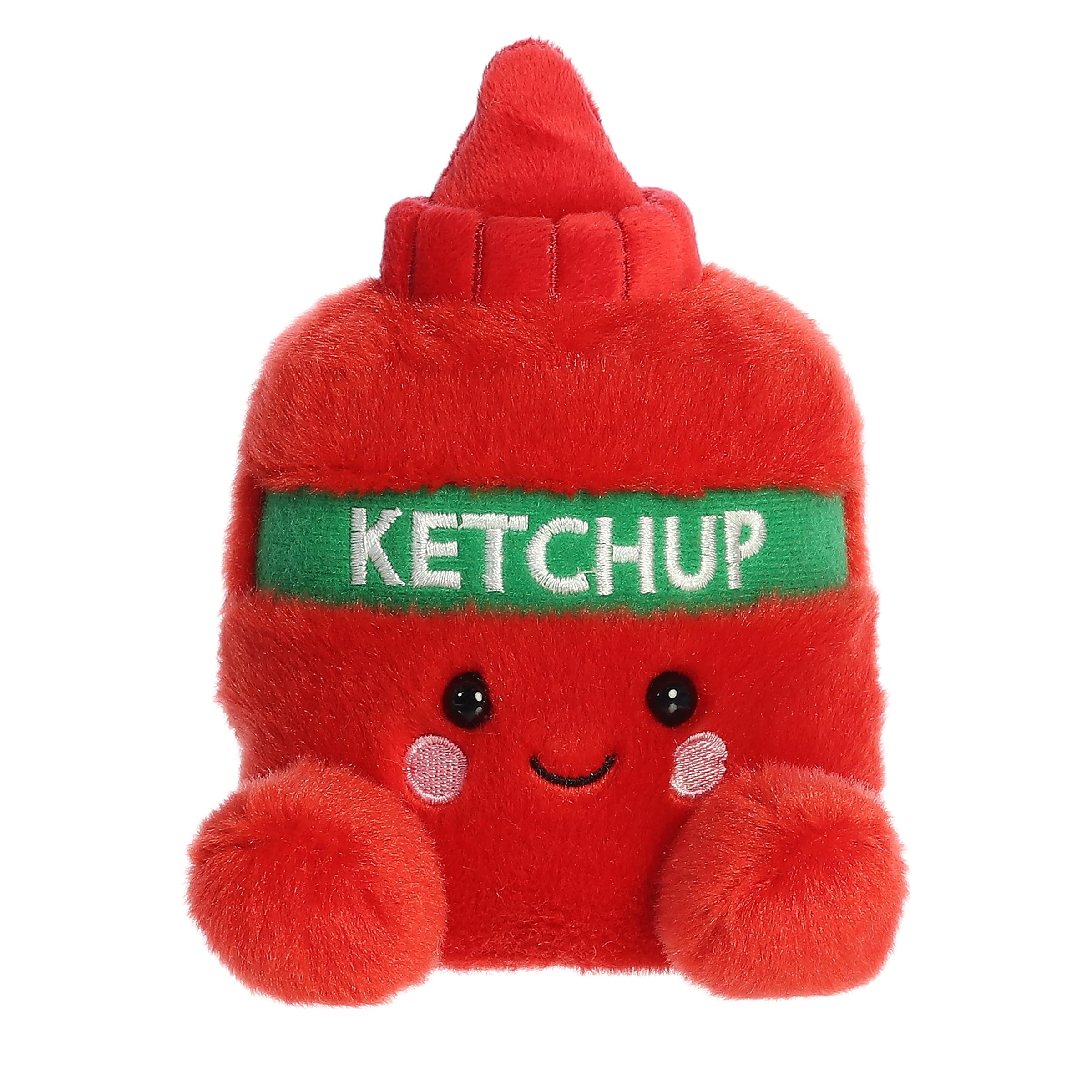 Aurora(r) Adorable Palm Pals(tm) Tommy Ketchup(tm) Stuffed Animal - Pocket-Sized Play - Collectable Fun - Red 5 Inches