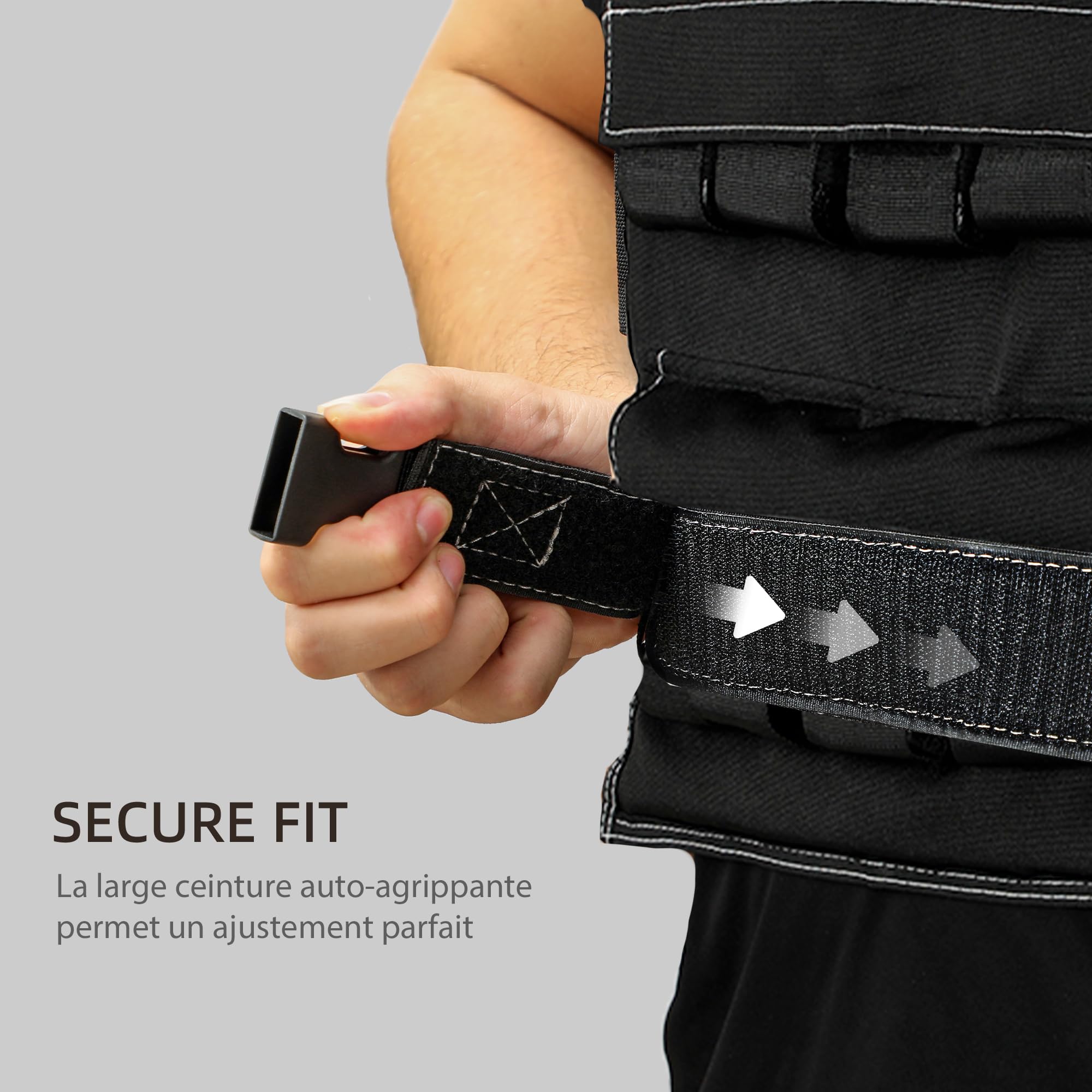 SPORTNOW Gewichtsvest, 20 kg, verstelbaar trainingsvest met uitneembare gewichten, reflecterende strepen, loopvest voor dames en heren, voor spieropbouw, krachttraining, hardlopen, fitness, cross SPORTNOW Gewichtsvest, 20 kg, verstelbaar trainingsvest met uitneembare gewichten, reflecterende strepen, loopvest voor dames en heren, voor spieropbouw, krachttraining, hardlopen, fitness, cross