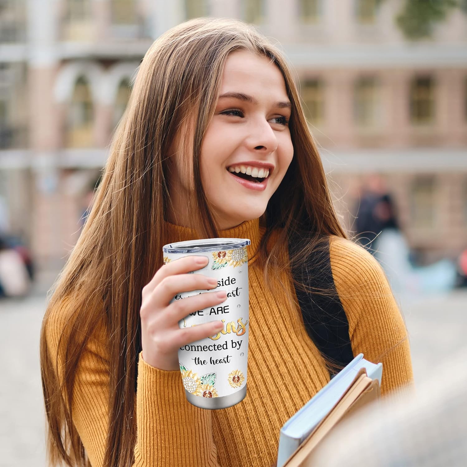 Cousin Gifts for Women, Christmas Birthday Gifts for Cousins Female, Cousin Gifts Tumbler 20oz, Best Cousins Gift - Image 3